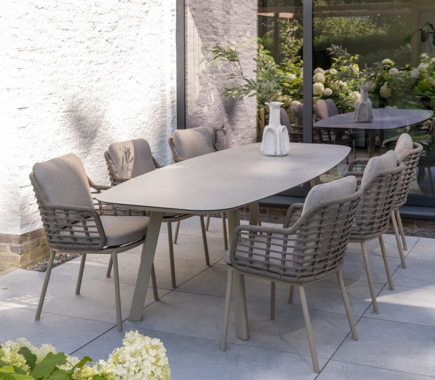 [4SO-9162791533] Ensemble de jardin Manolo-Puglia couleur:"latté" de la marque TASTE by 4 seasons outdoor