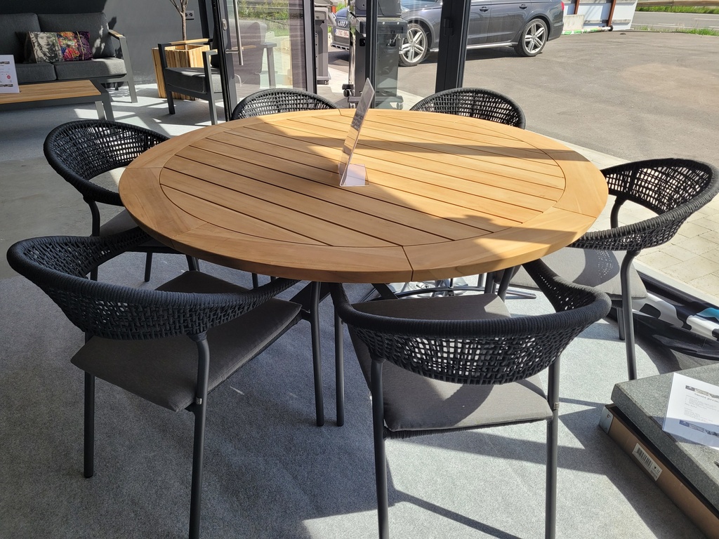 [TASTE - ENSEMBLE SIENNA PRADO RONDE] Ensemble PRADO et 6 chaises SIENNA - TASTE, SIENNA, PRADO