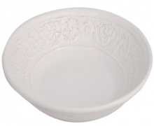 Assiette coeur - céramique blanc 22x22x6cm, 41639, 5415203416391