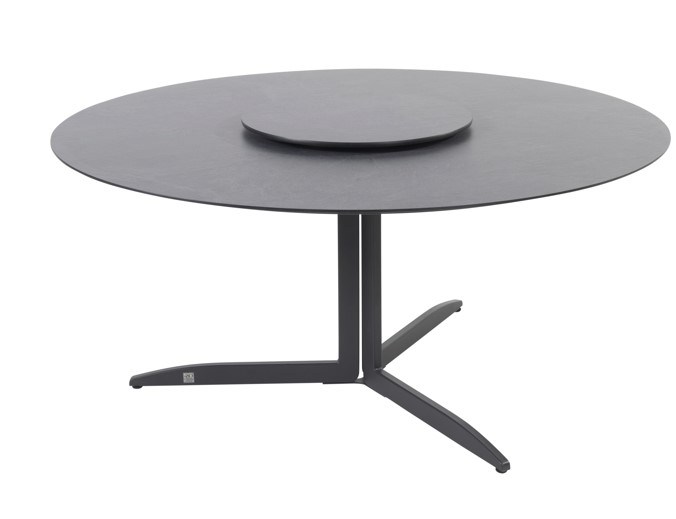 [4SO - 19933] Embrace plateau tournant 58 cm en HPL slate anthracite - 4 seasons outdoor, EMBRACE, 19933