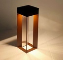 Applique solaire lampe murale et rechargeable BLADE couleur Corten TINK446 - les jardins, LES JARDINS, APPLIQUE, TINK446