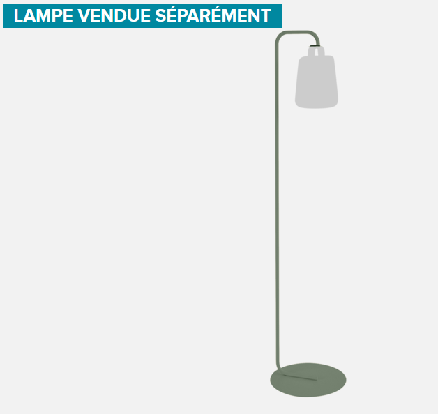 BALAD Pied simple de FERMOB - Design: Tristan LOHNER, PIED, BALAD, SIMPLE, 3631