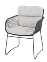 Chaise Aprilla anthracite avec 2 coussins - 4 SEASONS, 214016, Modèle d'expo