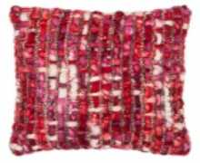 Coussin mix rouge 40x40 cm - J-LINE, 48801, 5415203488015