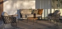 Salon de jardin Albareto anthracite – corde tressée – TASTE by 4 seasons outdoor