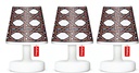Abat-jour pour lampes mini Edison de Fatboy - Mini cappie set de 3 - Mikado Pumpkin orange