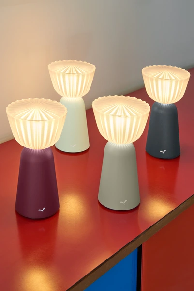 [FERMOB-4004D2] Lampe SWIING Fermob H20 cm – Lampe LED design sans fil rétro chic (Pain d'épices)