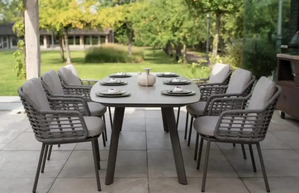 [TASTE-MANOLO PUGLIA TERRE] Ensemble de jardin Manolo-Puglia couleur:"terre" de la marque TASTE by 4 seasons outdoor 
