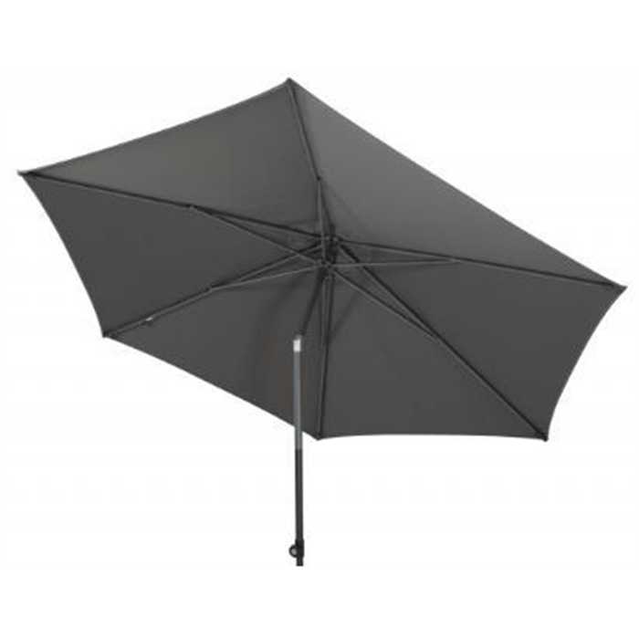 [4SO-08620] Parasol en promo - toile en polyester anthracite - diamètre 250 cm - OASIS - 4 Seasons