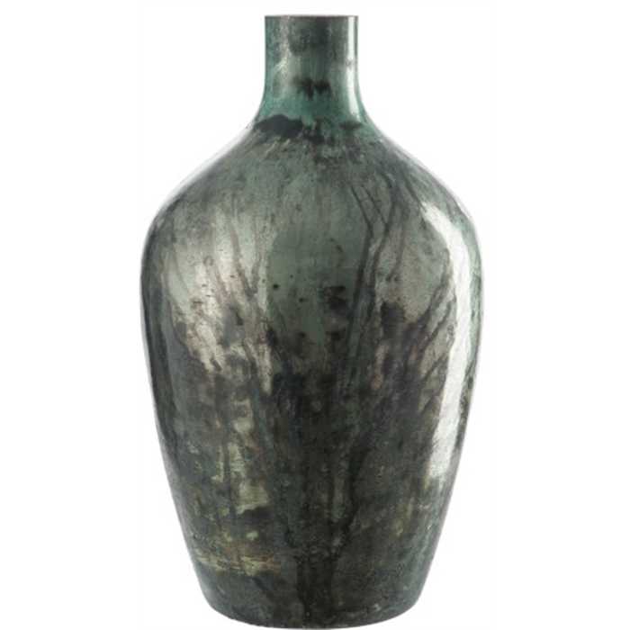 Vase noa verre vert gris, 5415203783509