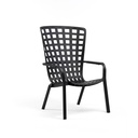 Folio fauteuil de jardin en résine anthracite - NARDI, 40300.02.000.04, folio anthracite