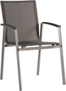 Chaise de jardin TOP graphite/argent - STERN, TOP