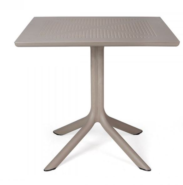 [NARDI-40082.10.000] Table bistro CLIP 80 Nardi - couleur taupe, CLIP 80, 40082.10.000, 4008210000, NARDI 